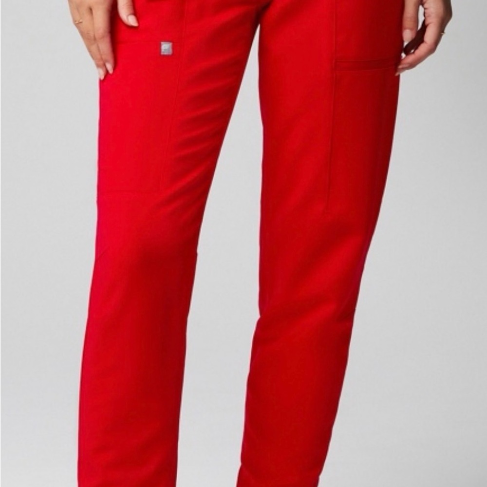 Fabletics Goji Red Scrub Joggers